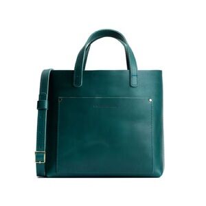 Portland Leather Teal Crossbody Bag